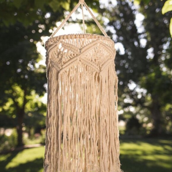 CLOSE OUT SALE! Boho Macrame Chandelier - Picture 2 of 10